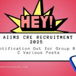 AIIMS CRE Recruitment 2025