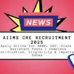 AIIMS CRE Recruitment 2025