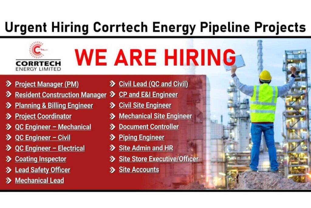 Corrtech Energy Limited Hiring