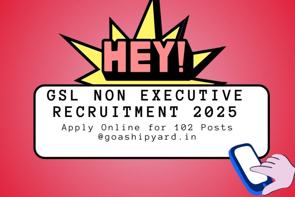 GSL Non Executive Recruitment 2025
