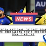 India National Cricket Team vs Australian Men’s Cricket Team Timeline