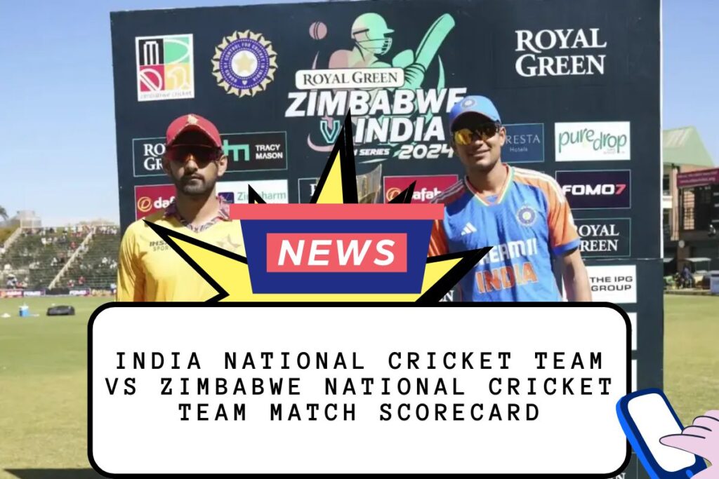 India National Cricket Team vs Zimbabwe National Cricket Team Match Scorecard