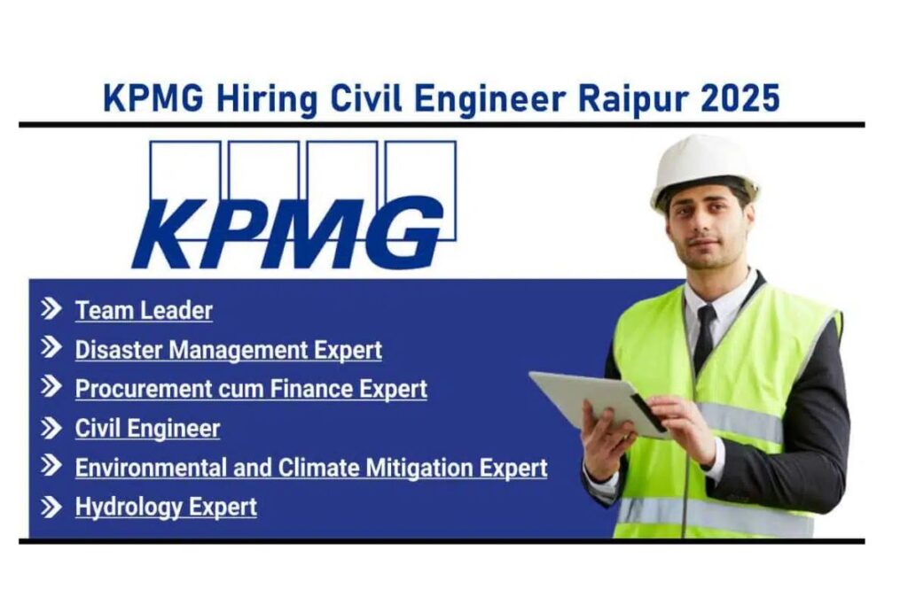 KPMG Hiring Civil Engineer Raipur