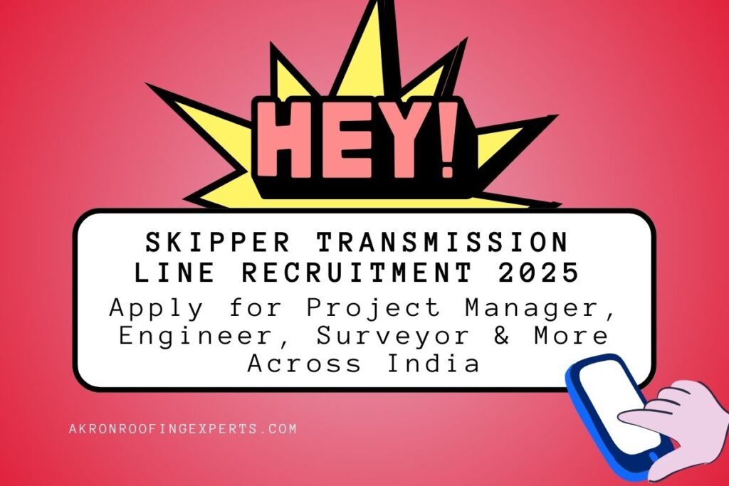 Skipper Transmission Line Recruitment 2025