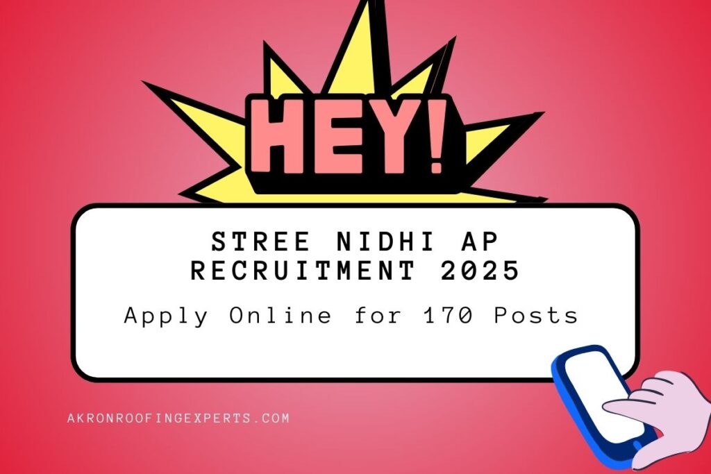 Stree Nidhi AP Recruitment 2025