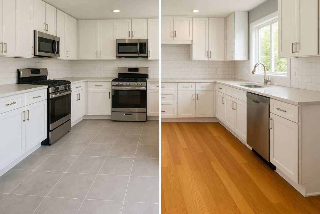 Kitchen Flooring Ideas: Tile vs Hardwood β Pros and Cons π΄π‘