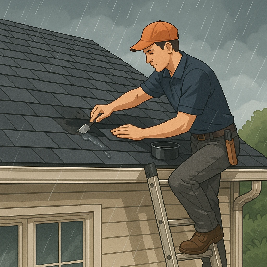 How To Repair a Roof Leak 🏠💧