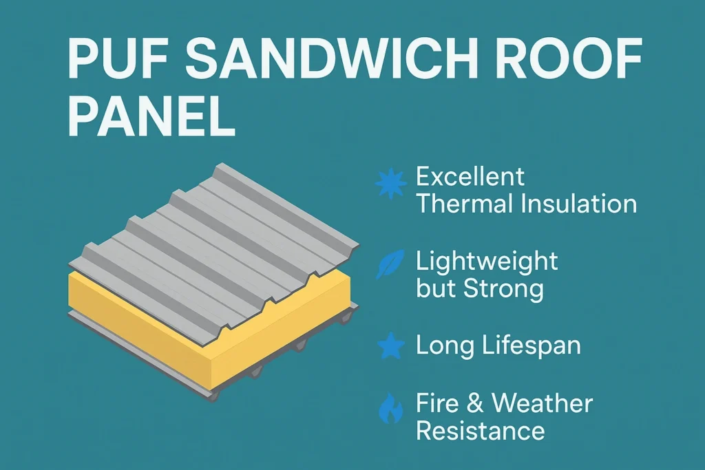 Puf Sandwich Roof Panel