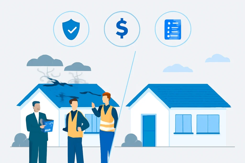 How Do Roofing Insurance Claims Work? A Step-by-Step Homeowner’s Guide 🏠📄⭐