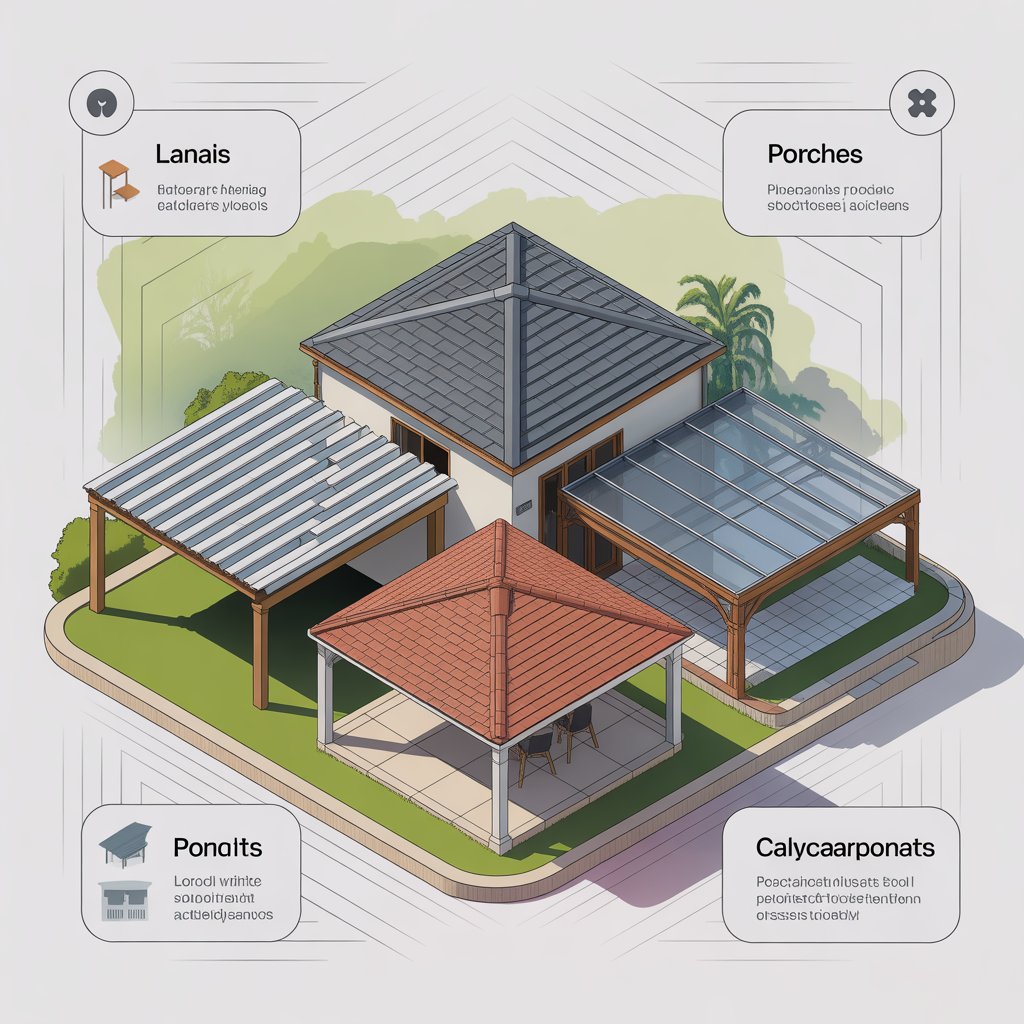 Roofing Materials – Lanais, Porches and Carports