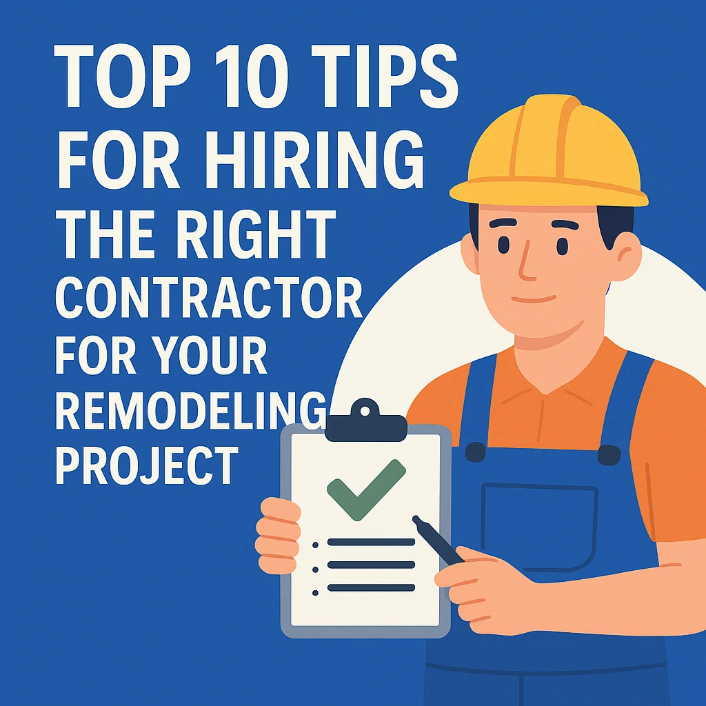🏗️ Top 10 Tips for Hiring the Right Contractor for Your Remodeling Project