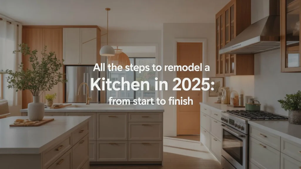 All the Steps to Remodel a Kitchen in 2025: From Start to Finish ⭐
