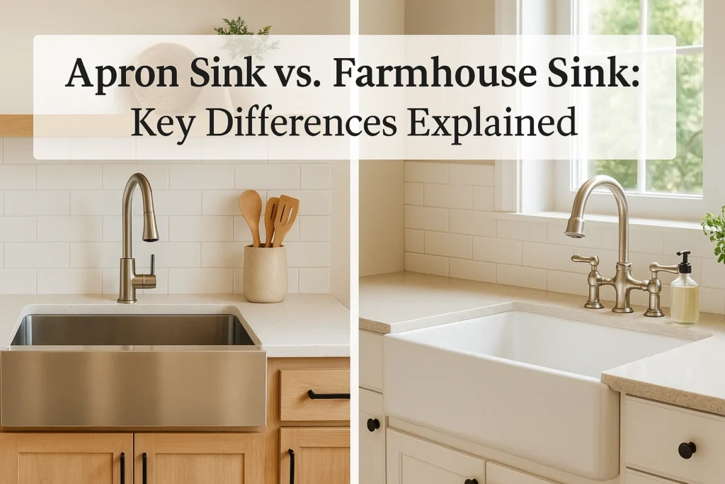 π‘ Apron Sink vs. Farmhouse Sink: Key Differences Explained