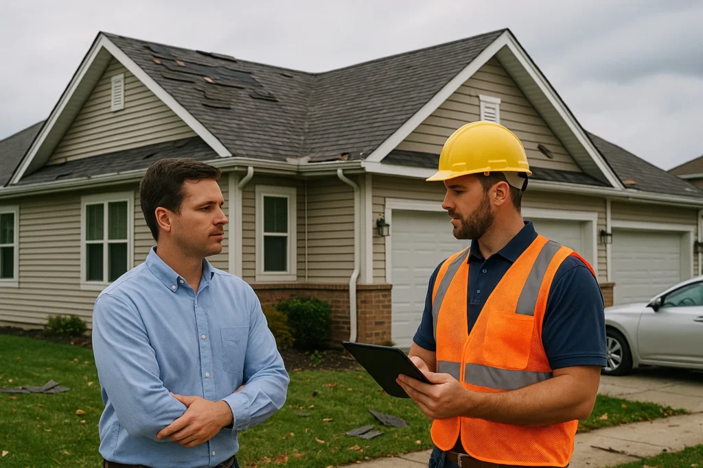 🏠 Should I Call a Roofer or Insurance First After Roof Damage?